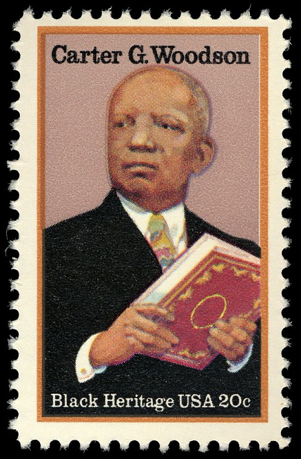 Carter G Woodson USPS stamp