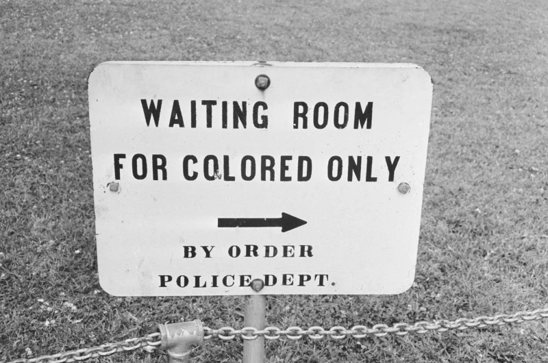 1961 Jackson Mississippi colored only sign
