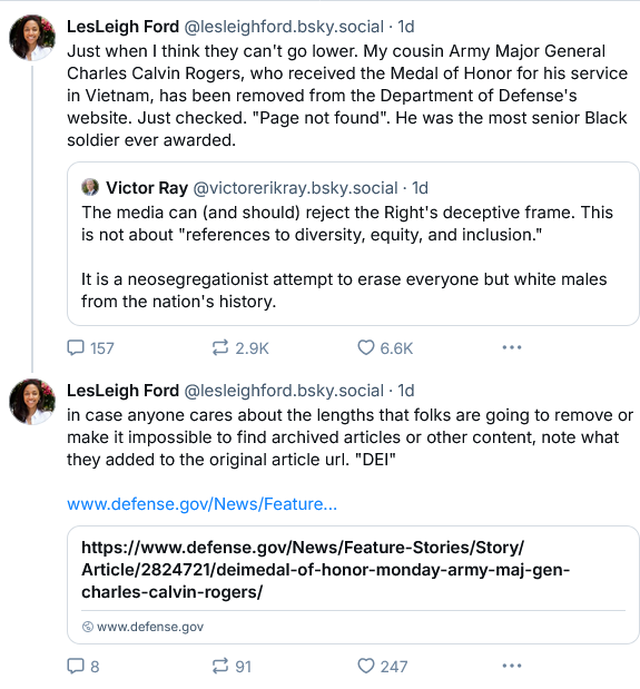 Army Major General Charles Calvin Rogers removed from defense.gov - LesLeigh Ford (@lesleighford.bsky.social)