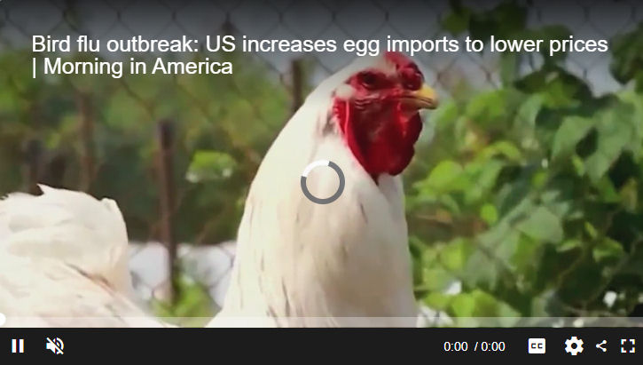 Bird flu and egg imports