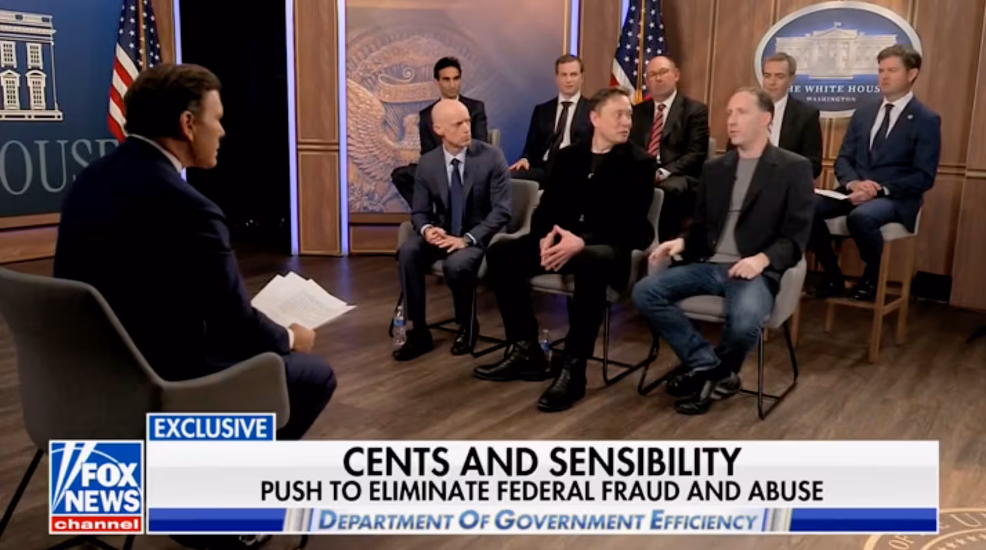 Bret Baier, Musk and DOGE staff