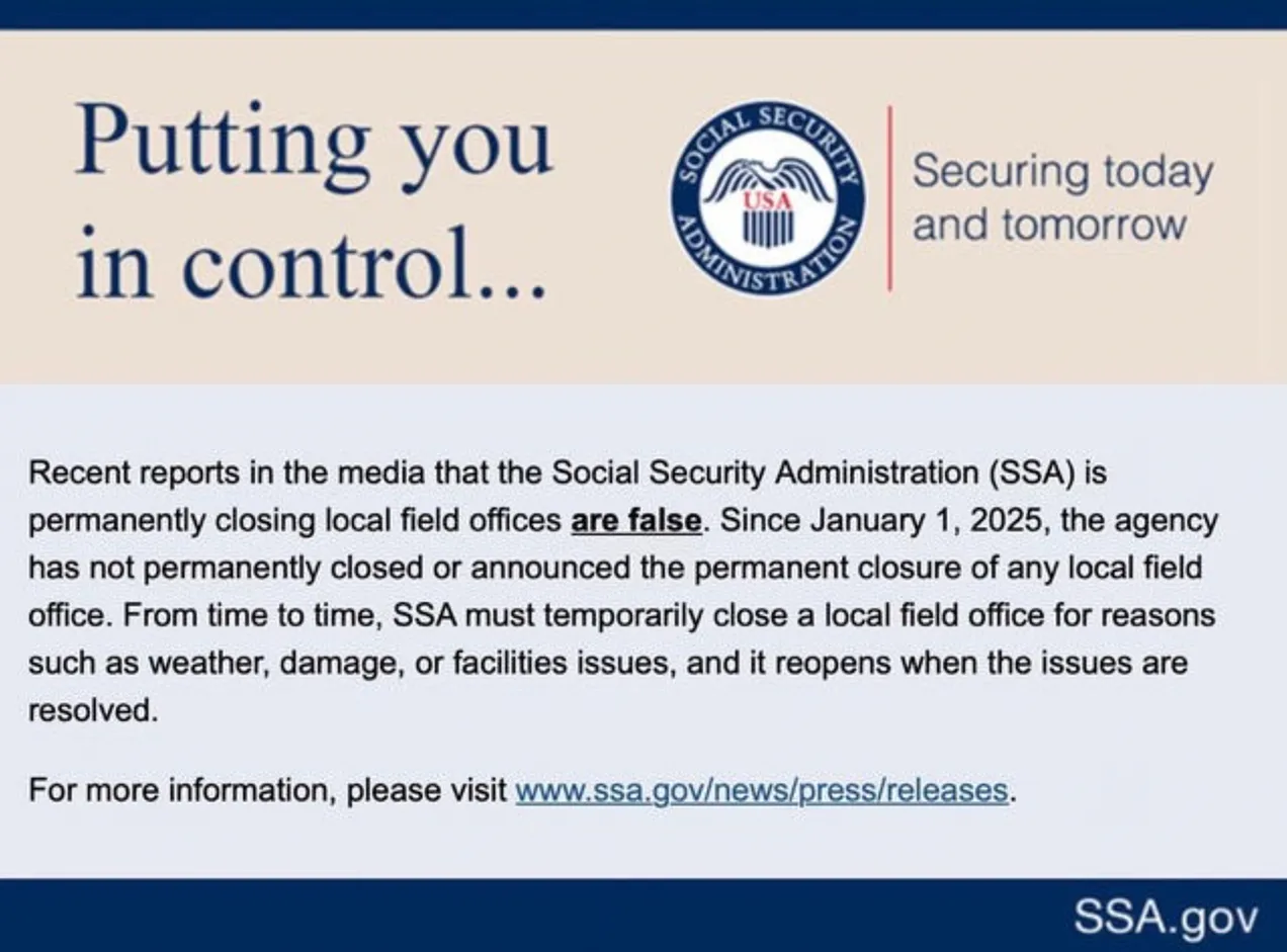 SSA message