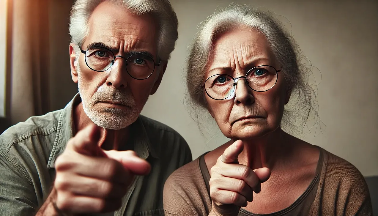 Seniors pointing