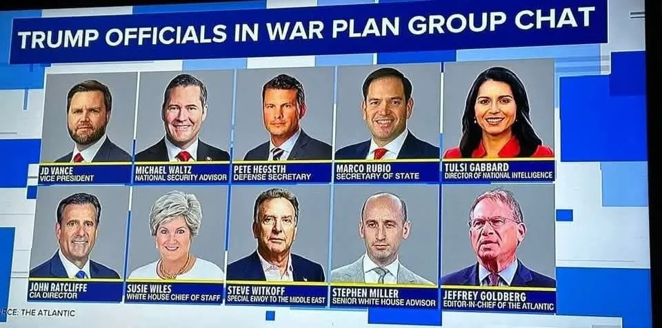 Trump officials in chat