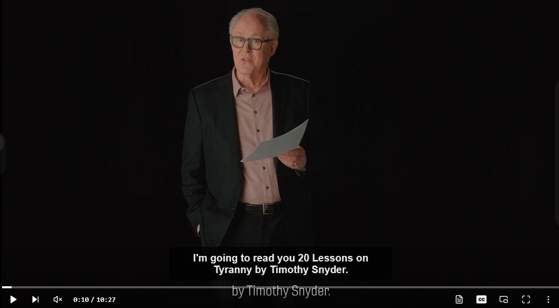 Twenty Lessons, read by John Lithgow