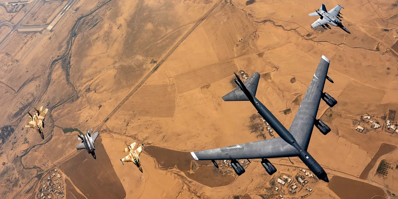 US Israeli joint aircraft exercise