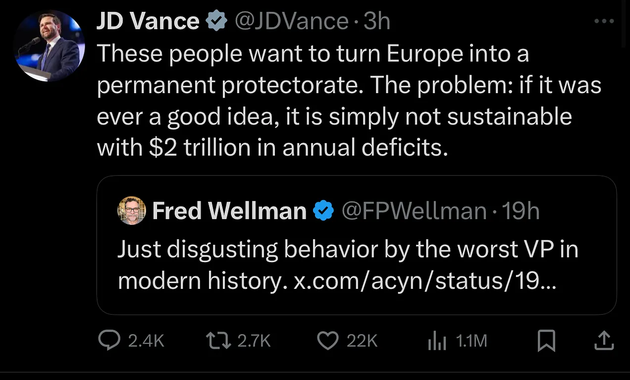 Vance attacks Wellman on Twitter
