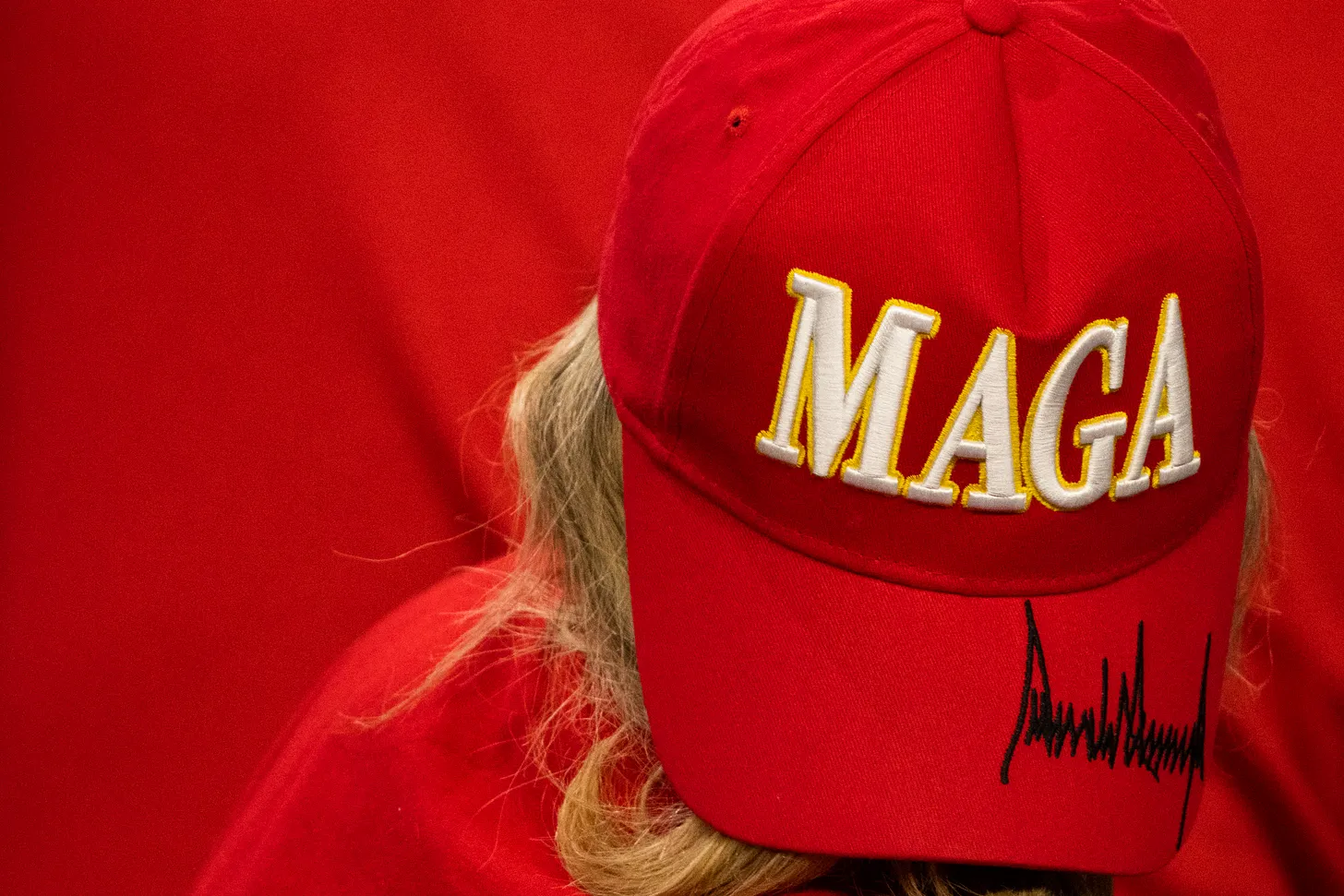 autographed MAGA hat