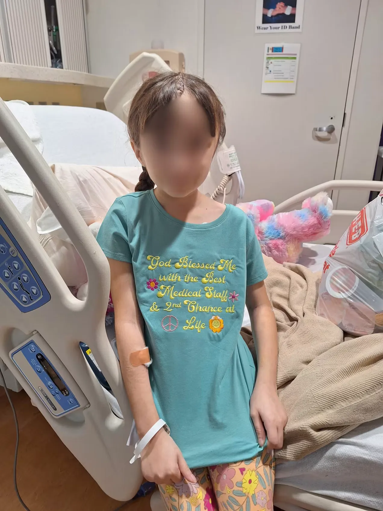 child battling brain cancer