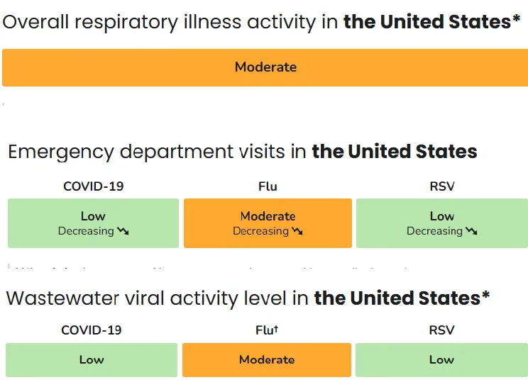 respiratory illness in United States