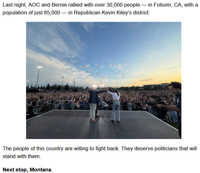 20250415 AOC and Sanders in Folsom