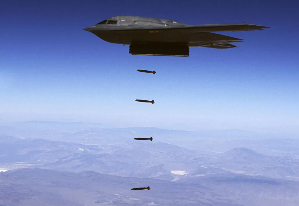 B-2 Bomber bombing
