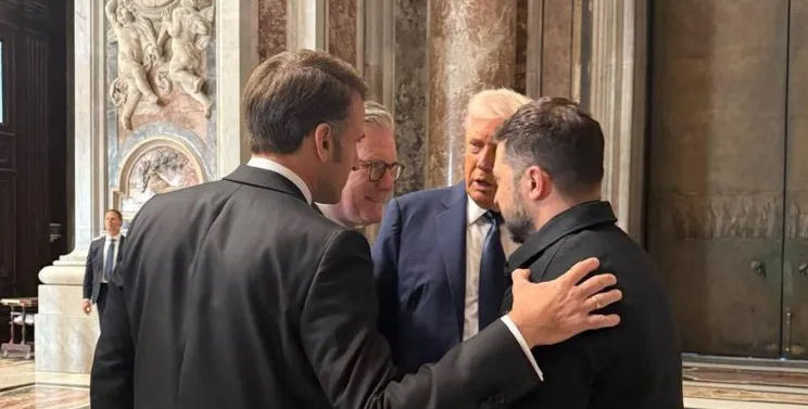Macron Starmer Trump Zelenskyy