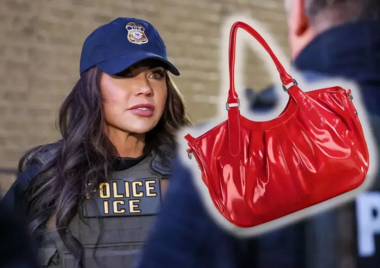 Noem and red purse