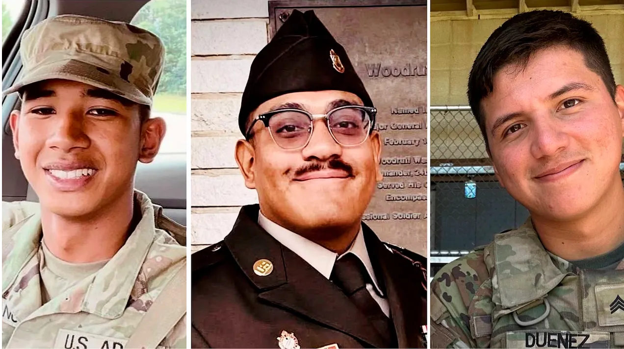 PFC Dante Taitano, SGT Edvin Franco, and SGT Jose Duenez