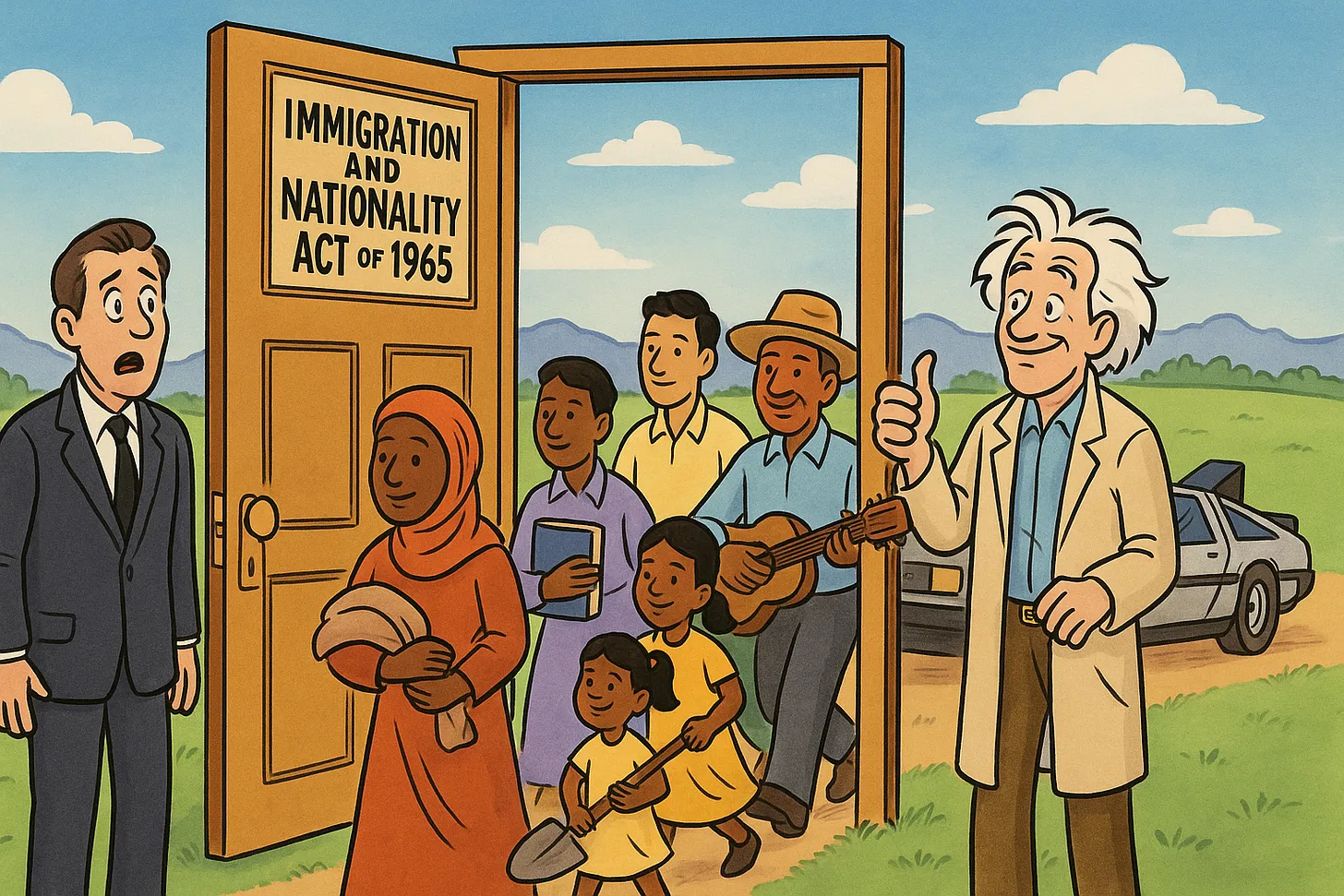 The Immigration and Nationality Act of 1965 opened America's door to new generations. With change came uncertainty—but also new traditions, dreams, and possibilities.