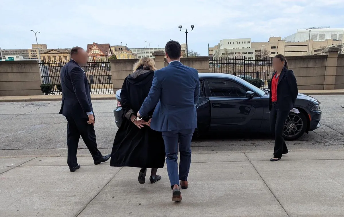 Wisconsin judge arrested by three faceless federal officers Wisconsin judge arrested by three faceless federal officers