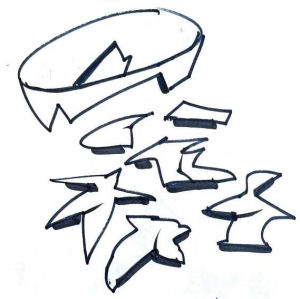 broken glass