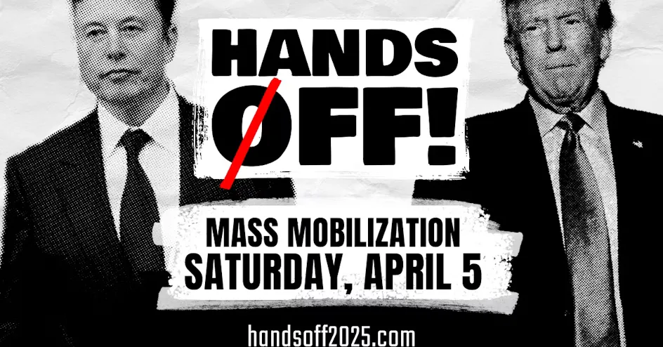 hands off April 5 protests