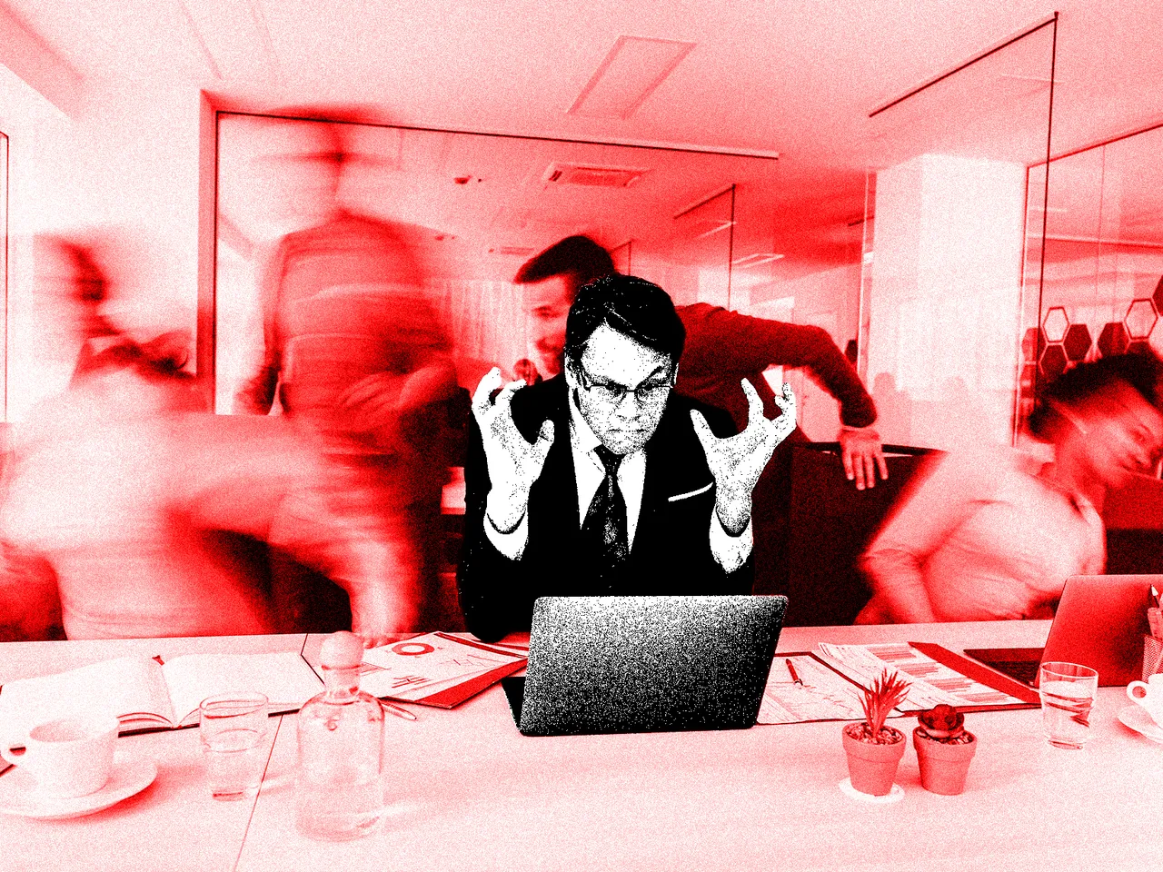 office chaos