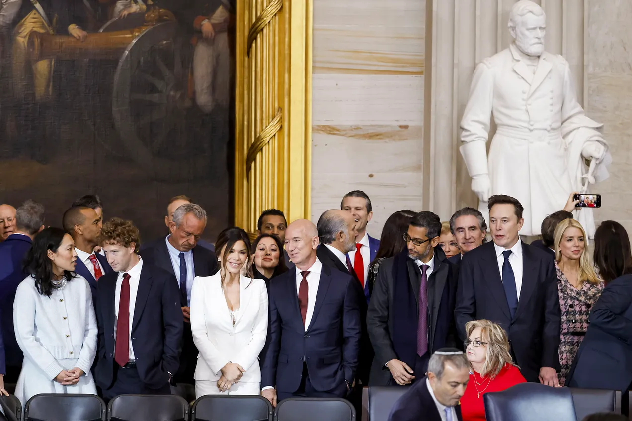 scene from Trump’s inauguration