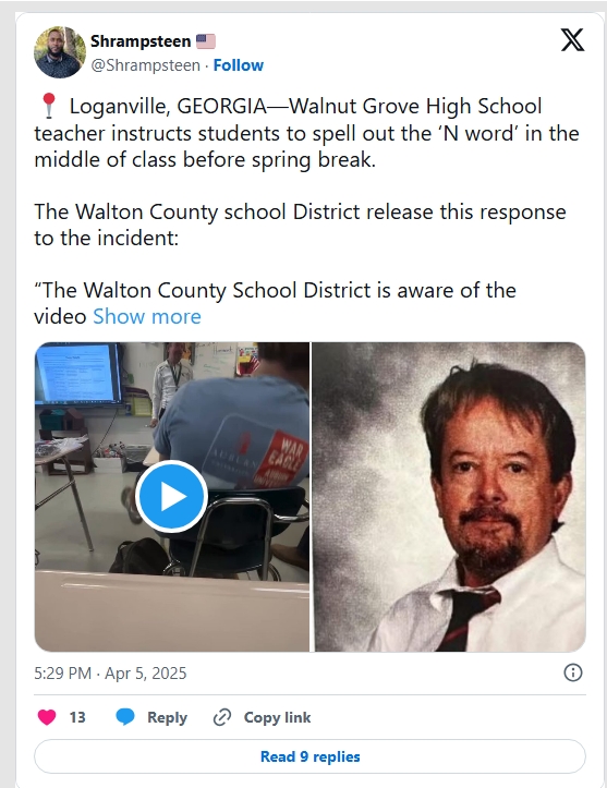 screenshot of tweet