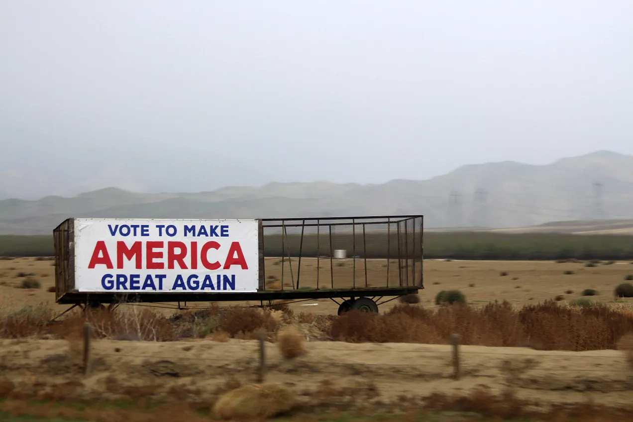 vote MAGA sign
