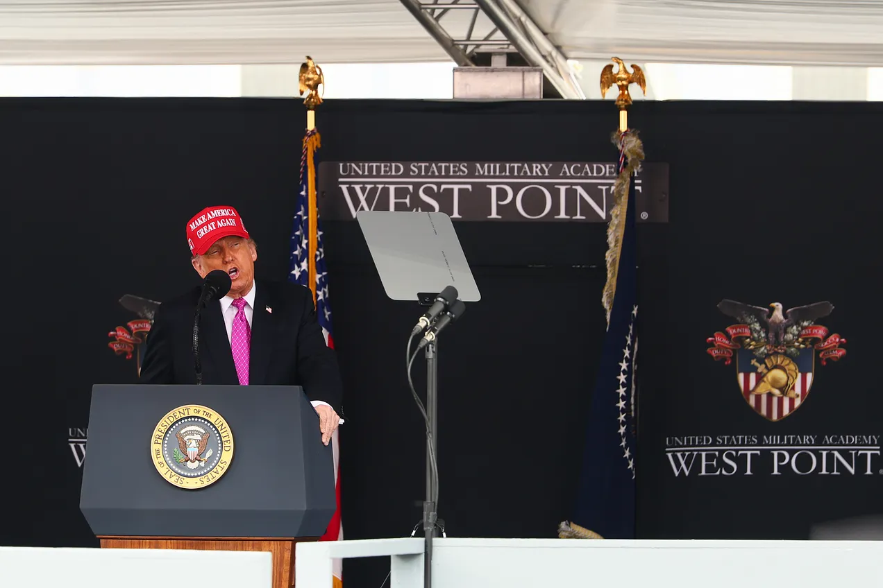 Trump at West Point commencement