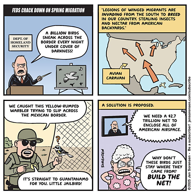 comics_sorensen feds crack down on spring migration