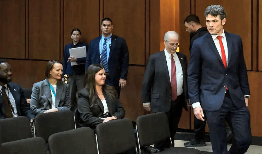 Joe Kent, the acting chief of staff for Tulsi Gabbard, the director of national intelligence, on Capitol Hill last month. Mr. Kent told a senior intelligence analyst to do a new assessment of the relationship between Venezuela’s government and the gang after the initial version countered a White House narrative, officials said.