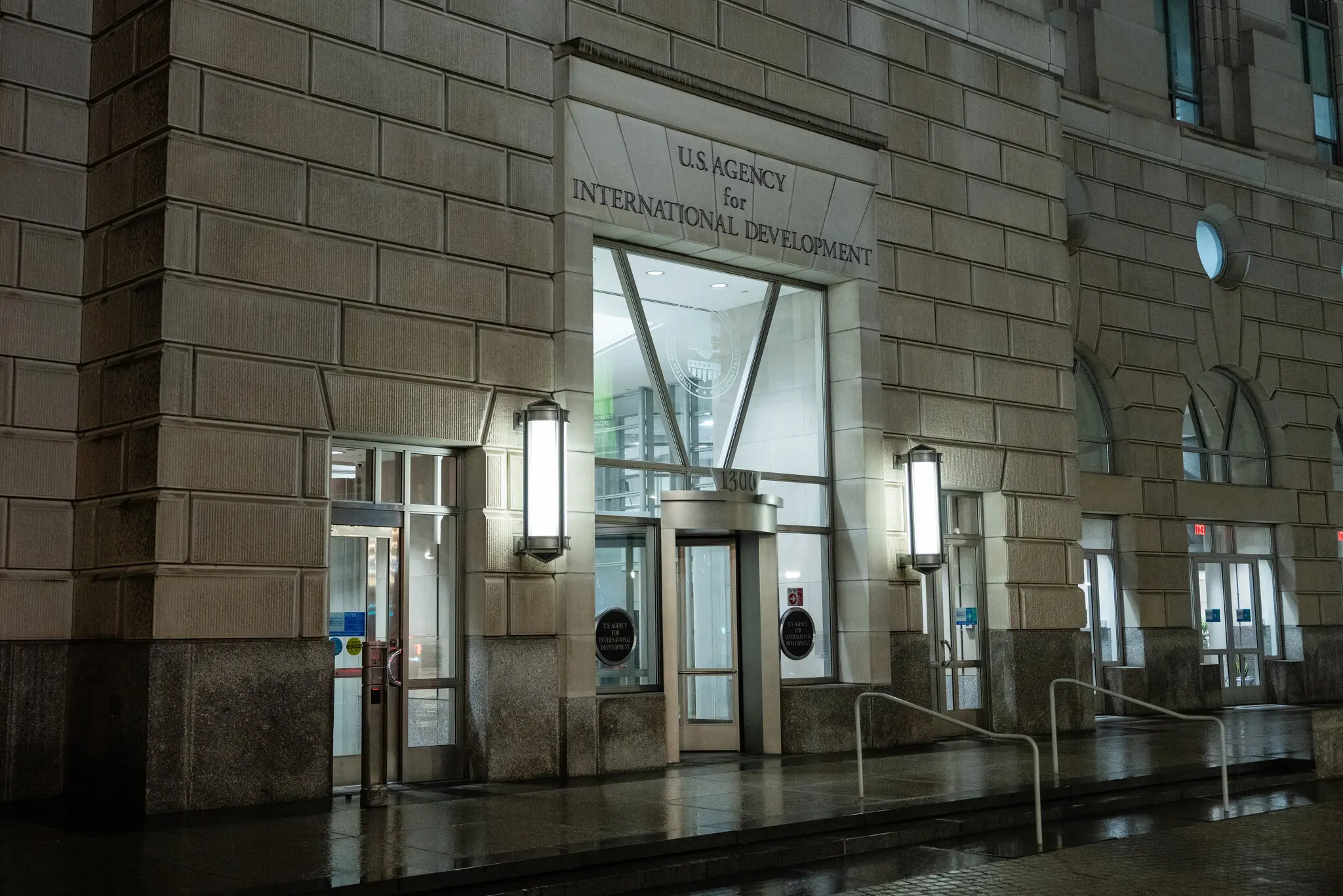 The U.S. Agency for International Development in Washington.Credit...Eric Lee/The New York Times