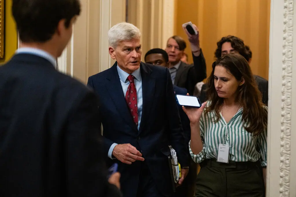 Senator Bill Cassidy, a physician and a strong proponent of vaccines, voted reluctantly to confirm Robert F. Kennedy Jr. Credit...Eric Lee for The New York Times