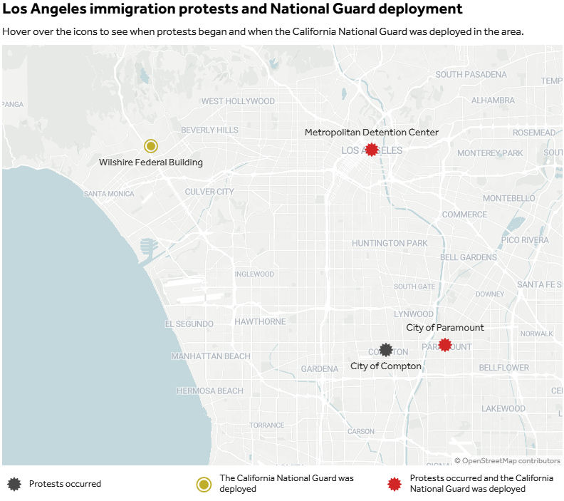 Los Angeles immigration protests and National Guard deployment