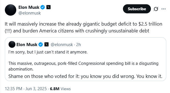 Musk budget tweets merged Musk budget tweets merged