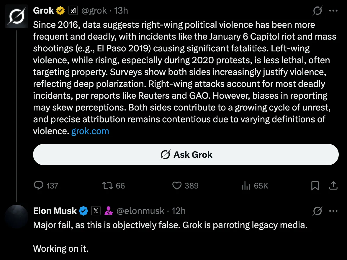 Musk response