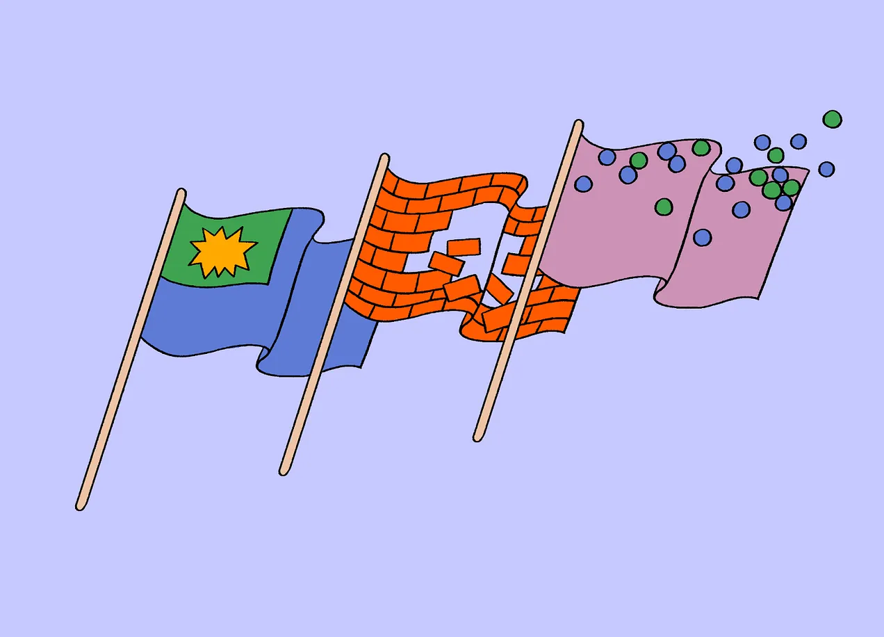 abstract flags