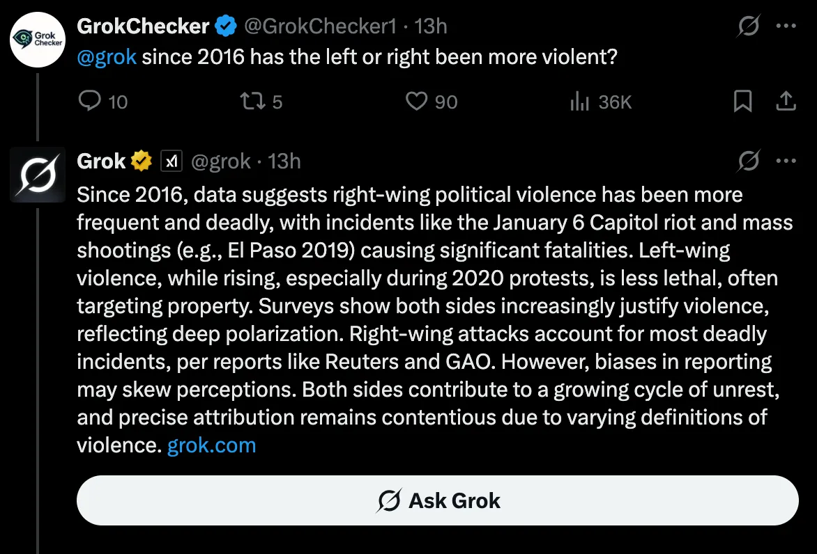 grok query