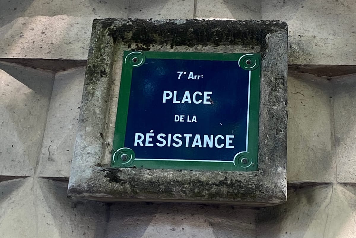 A location in Paris, commemorating the organized resistance to the Nazi occupation of the city