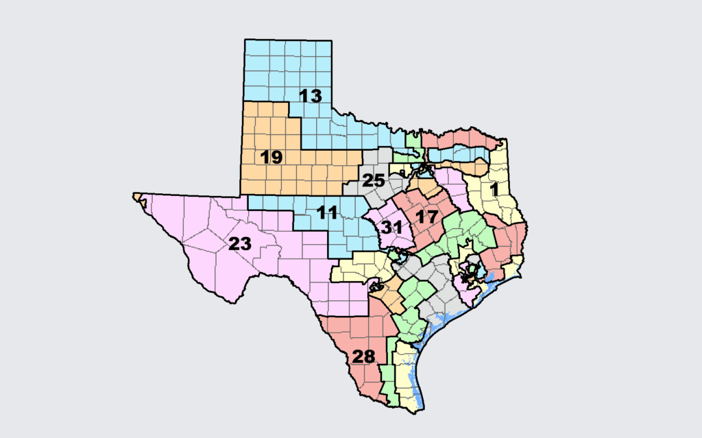 2025 proposed Texas redistricting