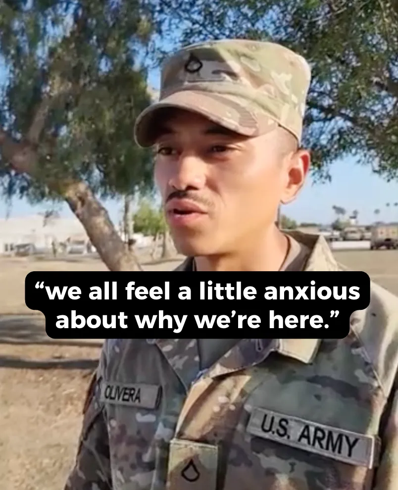 Private First Class Andrew Oliveira comments on the LA mission
