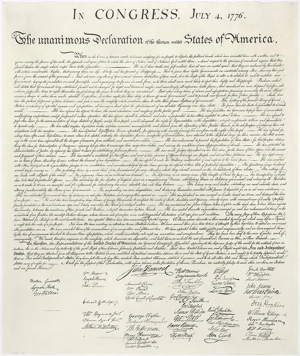 Declaration of Independence Declaration of Independence