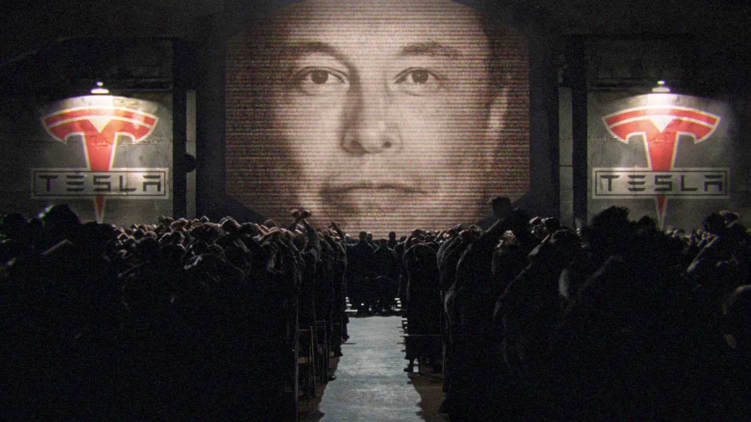Musk Tesla ILLUSTRATION BY PETER CROWTHER