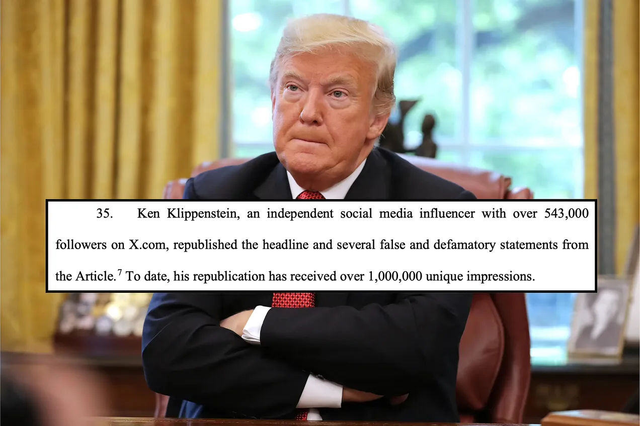 Text excerpted from Trump’s lawsuit