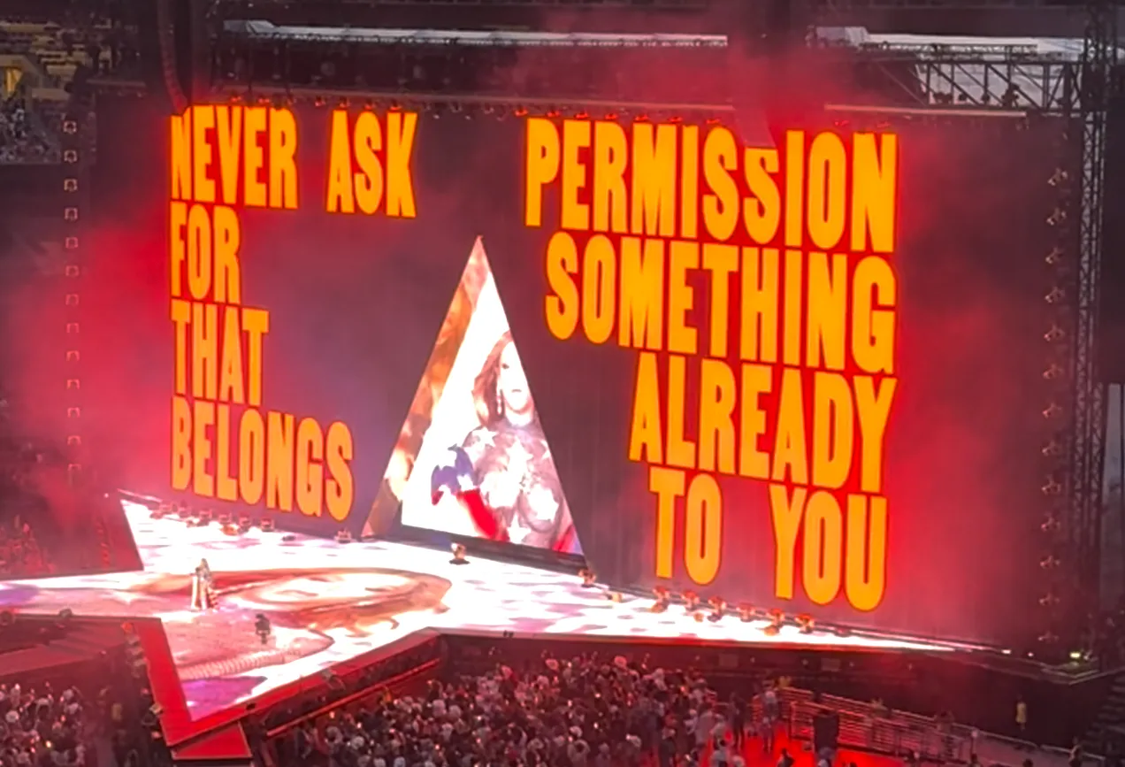 never ask permission for what already belongs to you