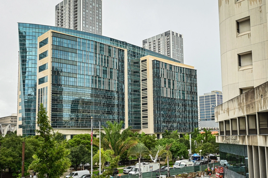 The Wilkie D. Ferguson Jr. United States Federal Courthouse is seen in Miami, Florida, on June 12, 2023. | Giorgio Viera/AFP via Getty Images