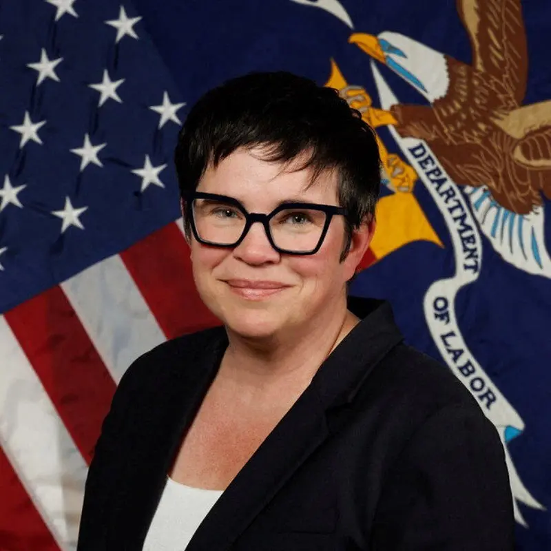 Erika McEntarfer was appointed as the commissioner of the Bureau of Labor Statistics by President Biden in 2023 and confirmed in January 2024.Credit...U.S. Bureau of Labor Statistics, via Reuters