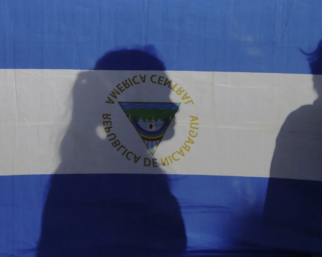 distressed Nicaragua flag - Inti Ocon/Agence France-Presse — Getty Images