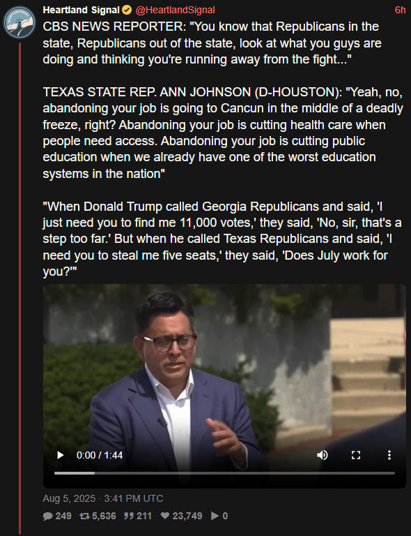 20250525 Texas State Rep. Ann Johnson
