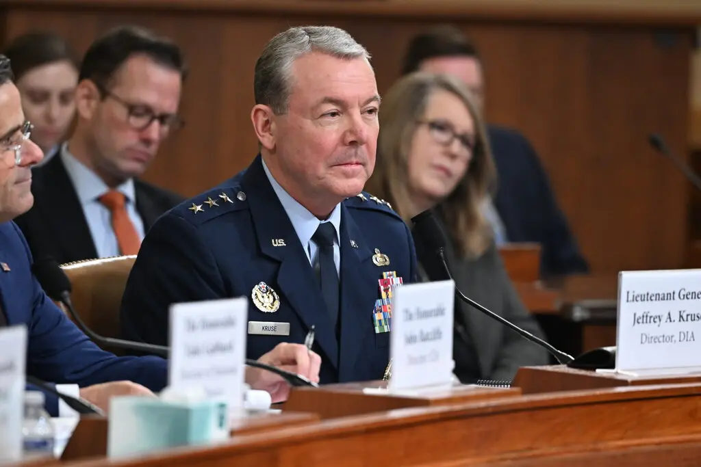 On Friday, the Pentagon fired Air Force Lt. Gen. Jeffrey Kruse, the head of the Defense Intelligence Agency.Credit...Kenny Holston/The New York Times