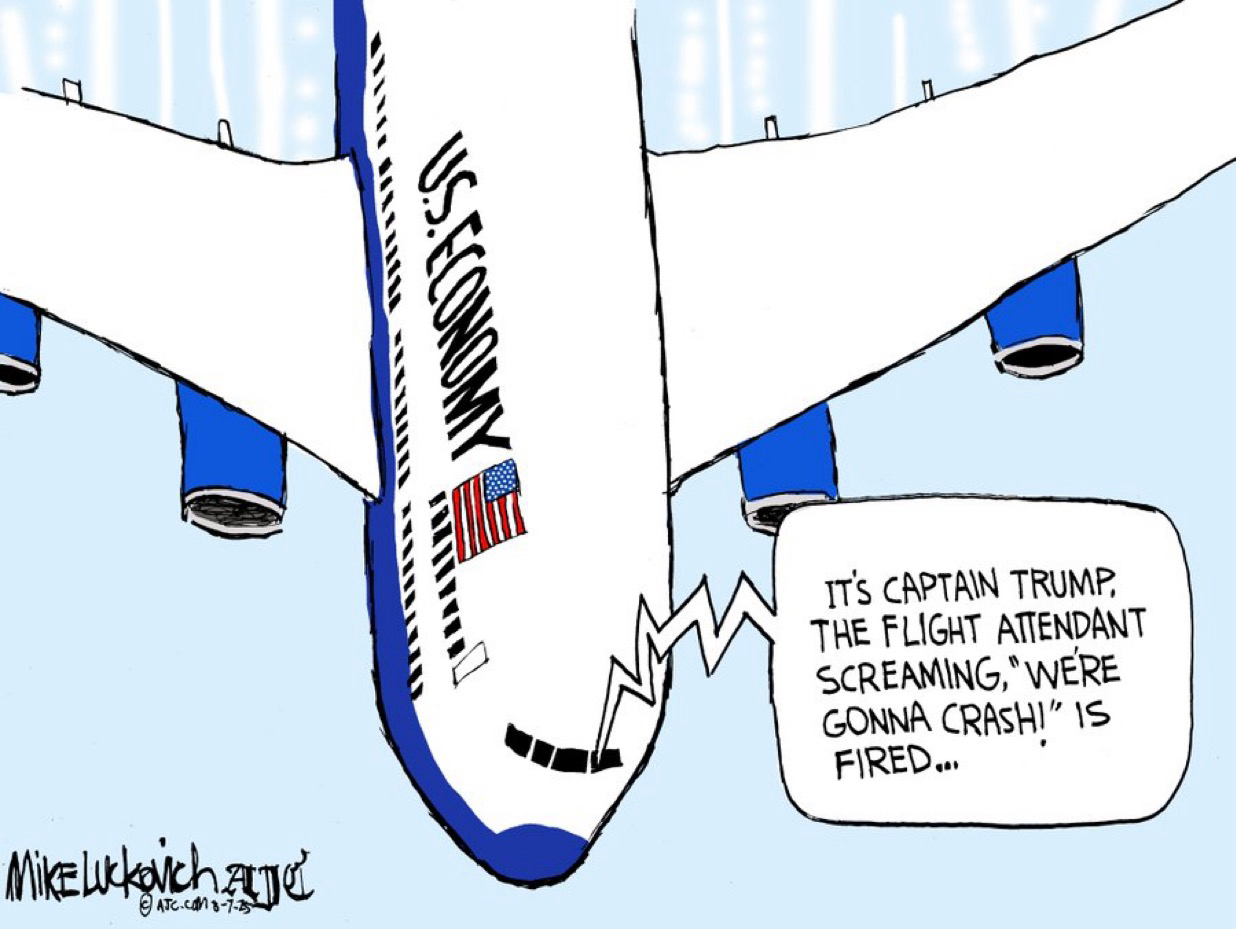 Captain Trump fires screaming flight attendant